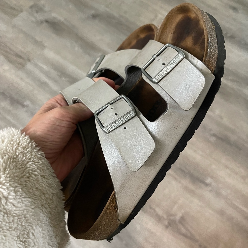 Silver Birkenstocks